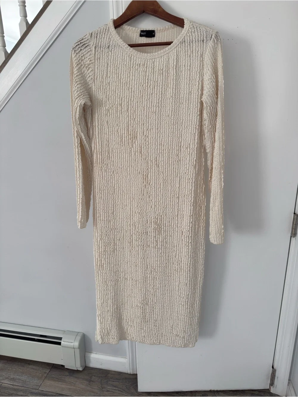 pretty little thing cream dress PrettyLittleThing Women's Double Layer Plunge Ruched Shoulder Drape Waist Maxi Dress in Cream